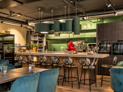 Bruynzeel keuken in wijnbar Gouden Ton