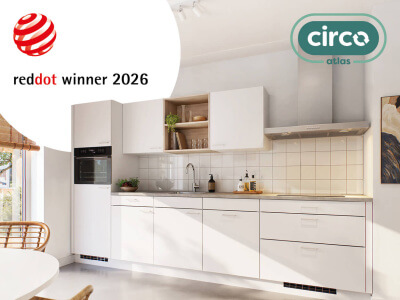 Bruynzeel Keukens wint Red Dot: Design Concept 2026 voor biobased keukenconcept Circo Atlas